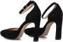 Unisa Pumps Stiletto Dames Damesschoenen Suède Blokhak hoogte 7 cm Paddy Zwart - Thumbnail 6