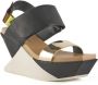 United Nude Bronze Sleehak Sandaal Vrouw Leer Black Dames - Thumbnail 6