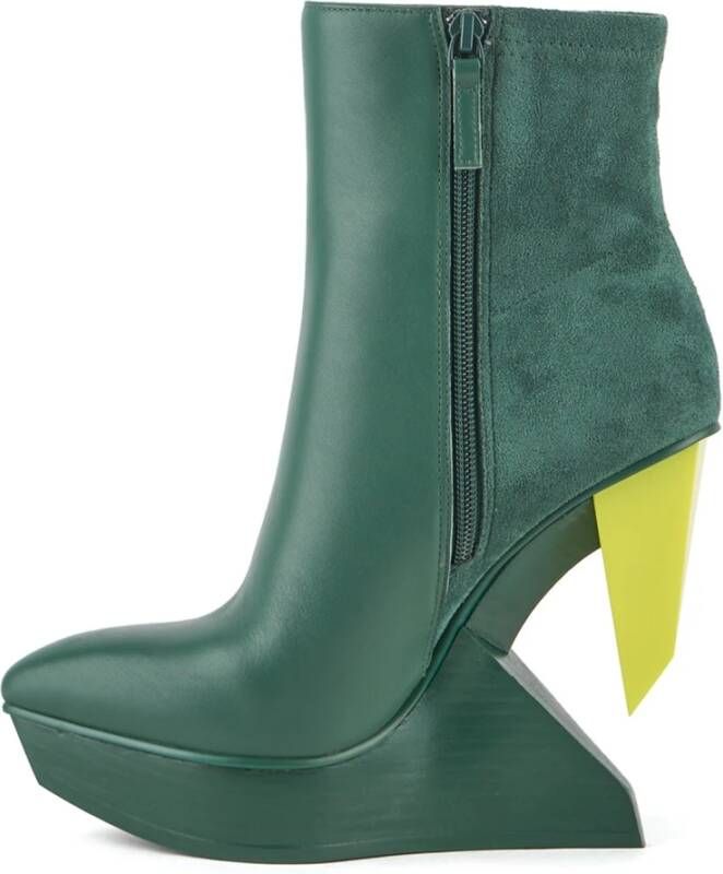 United Nude Edge Bootie Green Dames