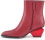 United Nude Jacky Bootie II Red Dames - Thumbnail 3