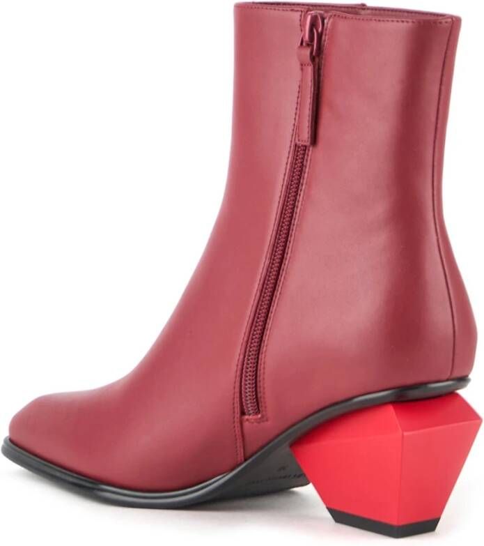 United Nude Jacky Bootie II Red Dames