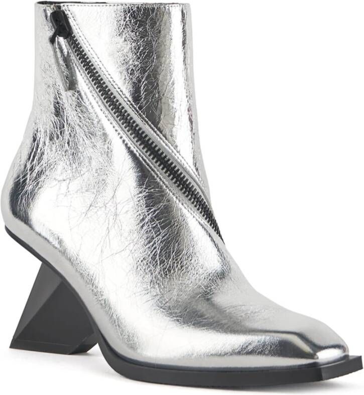 United Nude Rockit Zip Bootie Gray Dames