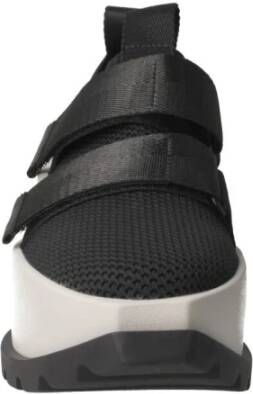 United Nude Zwarte Gebreide Sneakers met Verstelbare Banden Black Dames