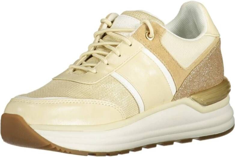 U.s. Polo Assn. Beige Eco Suède Damessneakers Beige Dames