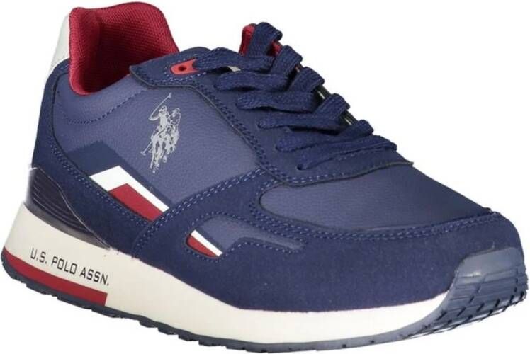 U.s. Polo Assn. Blauwe Dynamische Contrast Sneakers voor Mannen Blue Heren