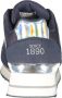 U.s. Polo Assn. Blauwe sportieve sneakers met contrastdetails Blue Dames - Thumbnail 4