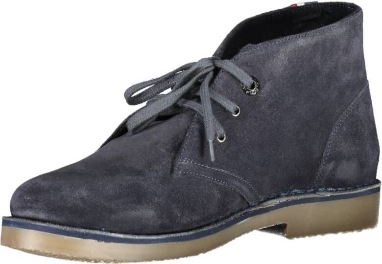 U.s. Polo Assn. Blauwe Veterschoenen Herenlaarzen Blue Heren