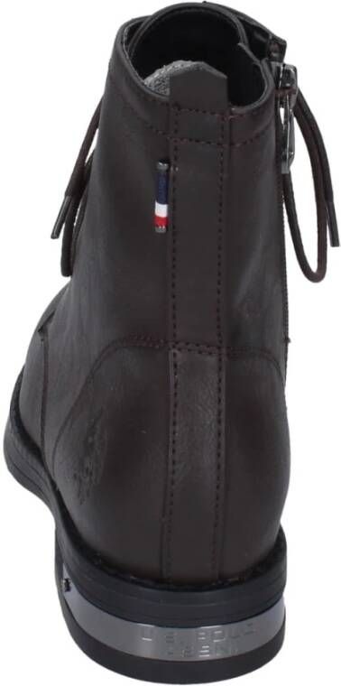 U.s. Polo Assn. Dames Synthetisch Leren Enkellaarzen Brown Dames