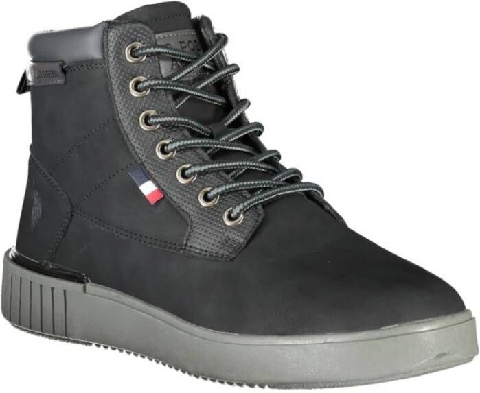 U.s. Polo Assn. Elegante Enkellaarsjes met Veters Black Heren