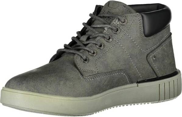 U.s. Polo Assn. Elegante grijze veterschoenen met contrastdetails Gray Dames