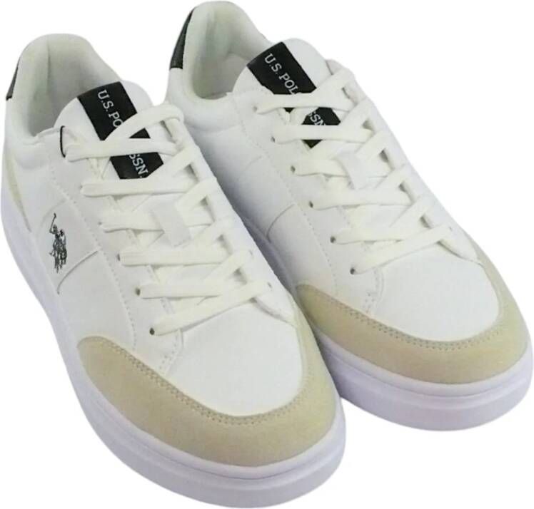 U.s. Polo Assn. Monochrome Casual Sneakers White Heren