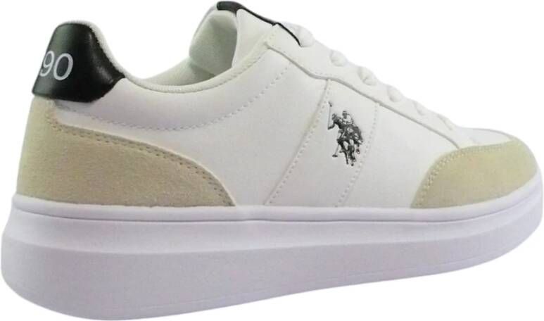 U.s. Polo Assn. Monochrome Casual Sneakers White Heren