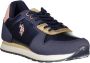 U.s. Polo Assn. Stijlvolle Blauwe Vetersneakers met Contrastdetails Blue Dames - Thumbnail 16