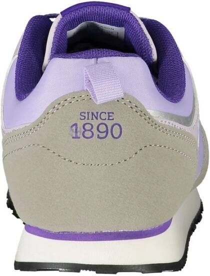 U.s. Polo Assn. Paarse Sportschoen met Contrastdetails Purple Dames