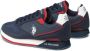 US Polo Assn U.S. POLO ASSN. Nobil Heren Sneakers Schoenen Blauw NOBIL003A-DBL-RED05 - Thumbnail 7