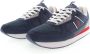 U.s. Polo Assn. Sportieve Blauwe Veterschoenen met Contrastdetails Blue Heren - Thumbnail 12