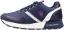 U.s. Polo Assn. Sportieve Damessneakers Blue Dames - Thumbnail 4