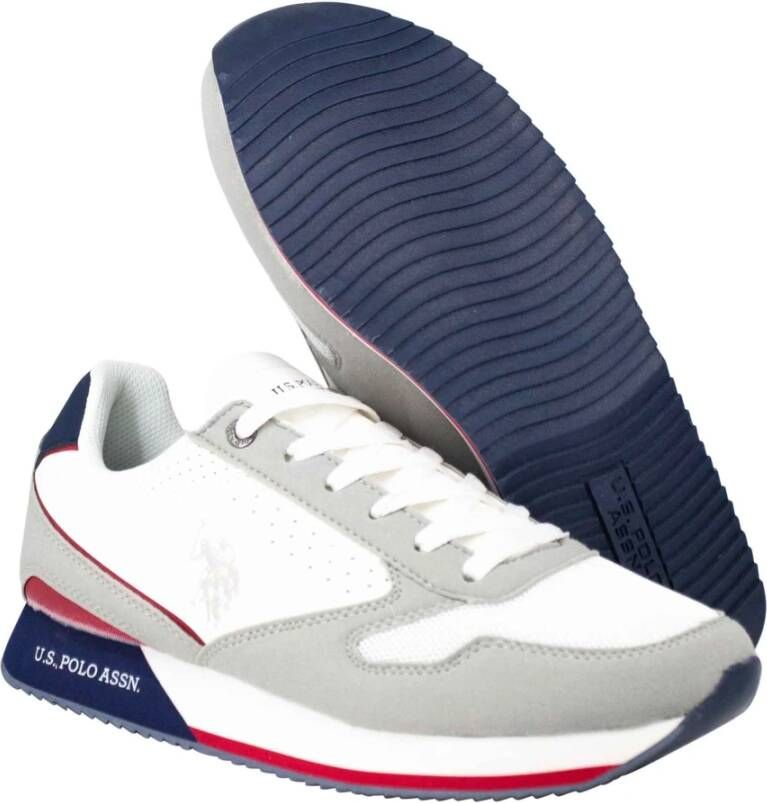 U.s. Polo Assn. Sneakers Wit Heren