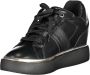 U.s. Polo Assn. Zwarte Vetersneakers met Logo-Detail Black Dames - Thumbnail 3