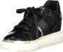 U.s. Polo Assn. Sportieve Vetersneakers Zwart Contrast Logo Multicolor Dames - Thumbnail 3