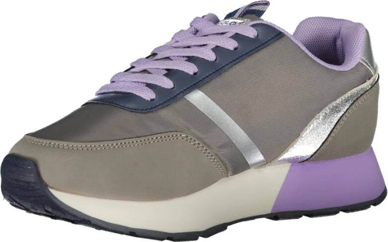 U.s. Polo Assn. Sportieve Grijze Damessneakers met Logoprint Gray Dames