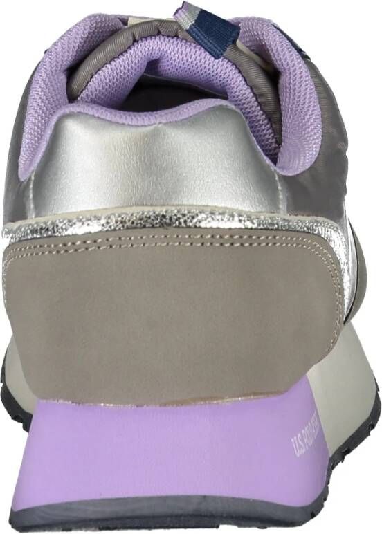 U.s. Polo Assn. Sportieve Grijze Damessneakers met Logoprint Gray Dames