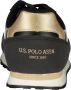 U.s. Polo Assn. Sportieve Zwarte Sneaker met Contrastdetails Black Dames - Thumbnail 3