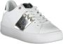 U.s. Polo Assn. Sportieve witte vetersneakers met logoprint White Dames - Thumbnail 5