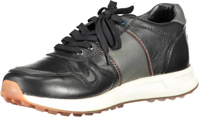 U.s. Polo Assn. Sportieve Zwarte Herensneakers met Contrastdetails Black Heren