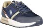 U.s. Polo Assn. Stijlvolle blauwe sportsneakers met dynamische contrastdetails Blue - Thumbnail 4