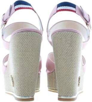 U.s. Polo Assn. Stijlvolle Espadrilles Sandalen Pink Dames