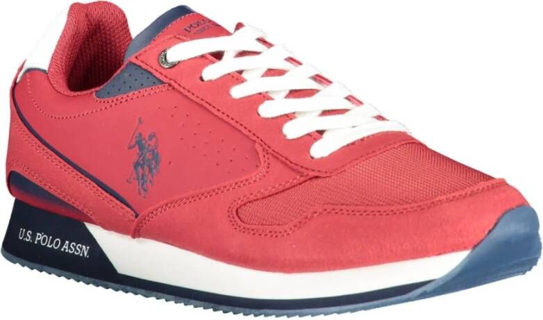 U.s. Polo Assn. Stijlvolle Heren Sneakers Aanbieding Red Heren