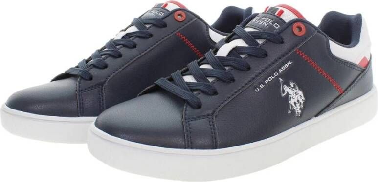 U.s. Polo Assn. Stijlvolle Herenschoen met Contrasterende Details Blauw Heren