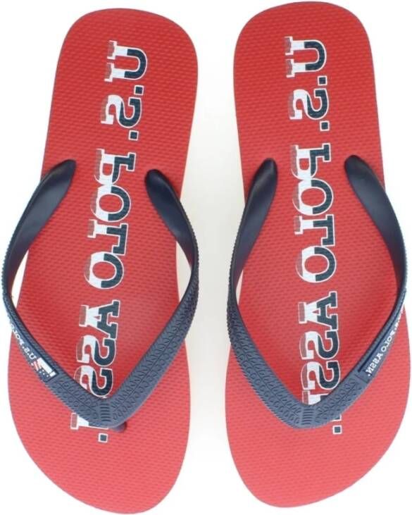 U.s. Polo Assn. Vaian slippers Rood Heren