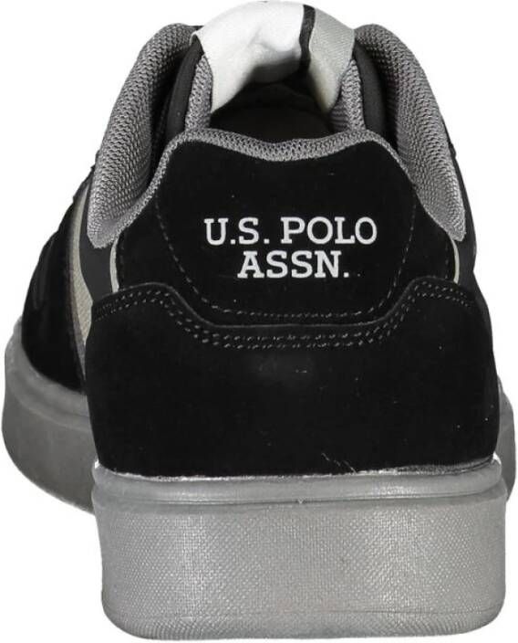 U.s. Polo Assn. Zwarte Polyethyleen Heren Sneaker Black Heren