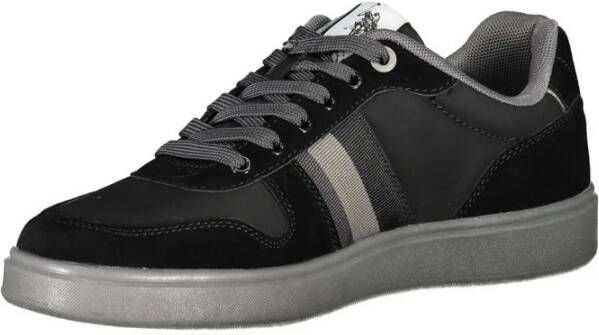 U.s. Polo Assn. Zwarte Polyethyleen Heren Sneaker Black Heren