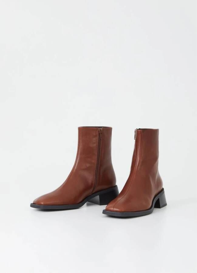 Vagabond Shoemakers Moderne Brandy Leren Enkellaarzen Brown Dames