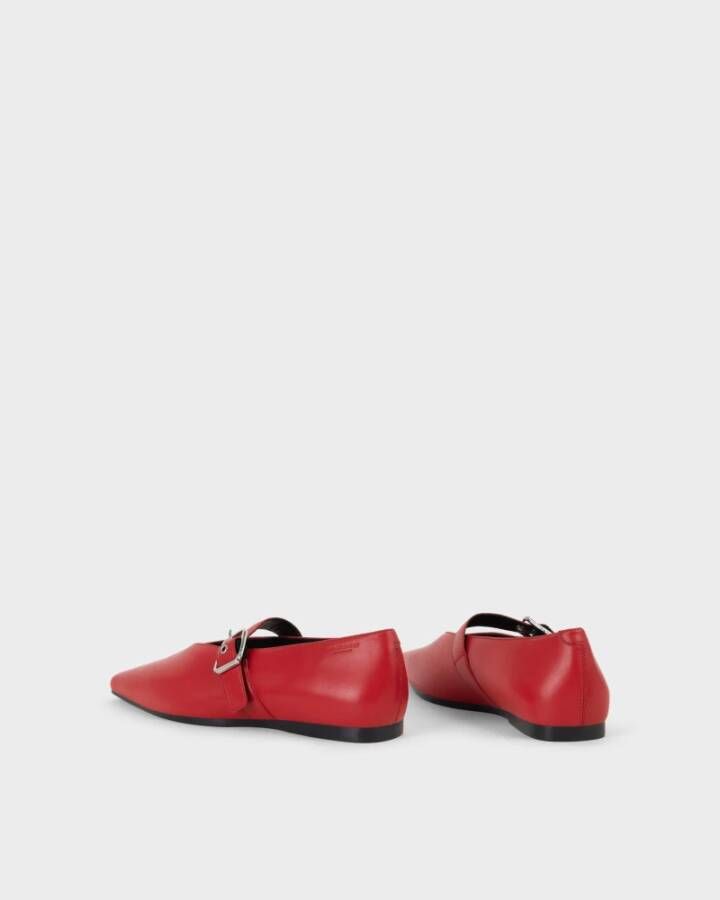 Vagabond Shoemakers Rode Mary Jane Ballet Flats Red Dames