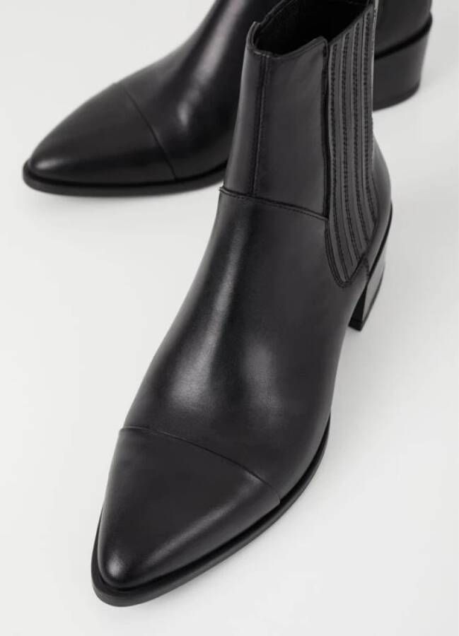 Vagabond Shoemakers Western Stijl Leren Laarzen Black Dames