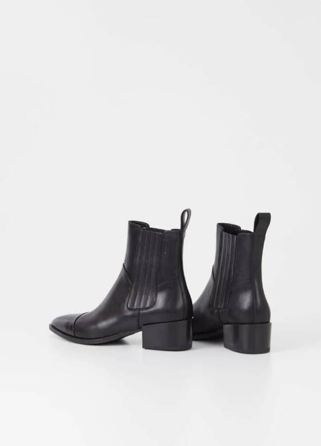 Vagabond Shoemakers Western Stijl Leren Laarzen Black Dames