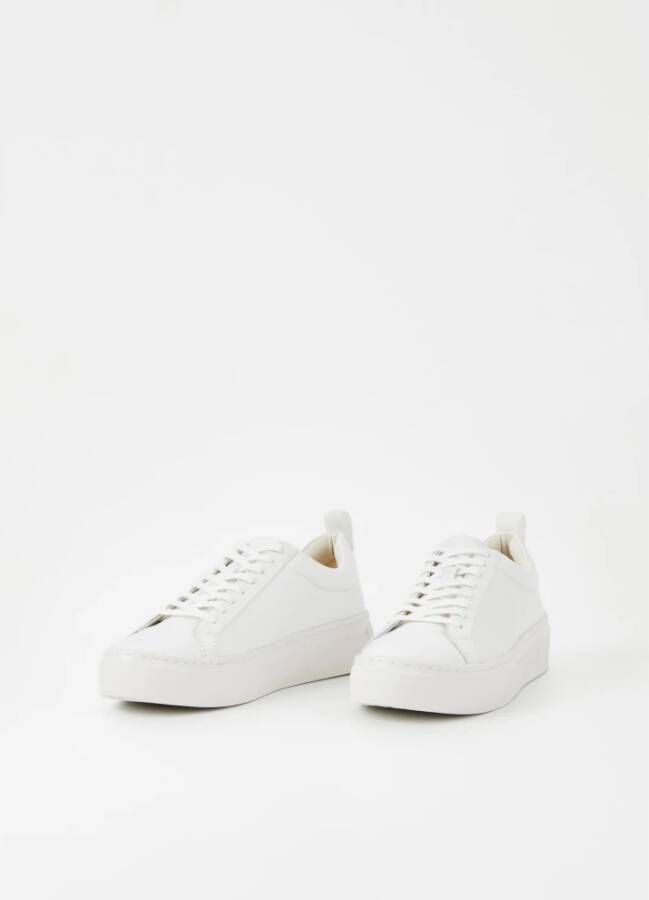 Vagabond Shoemakers Witte Leren Platform Sneaker White Dames