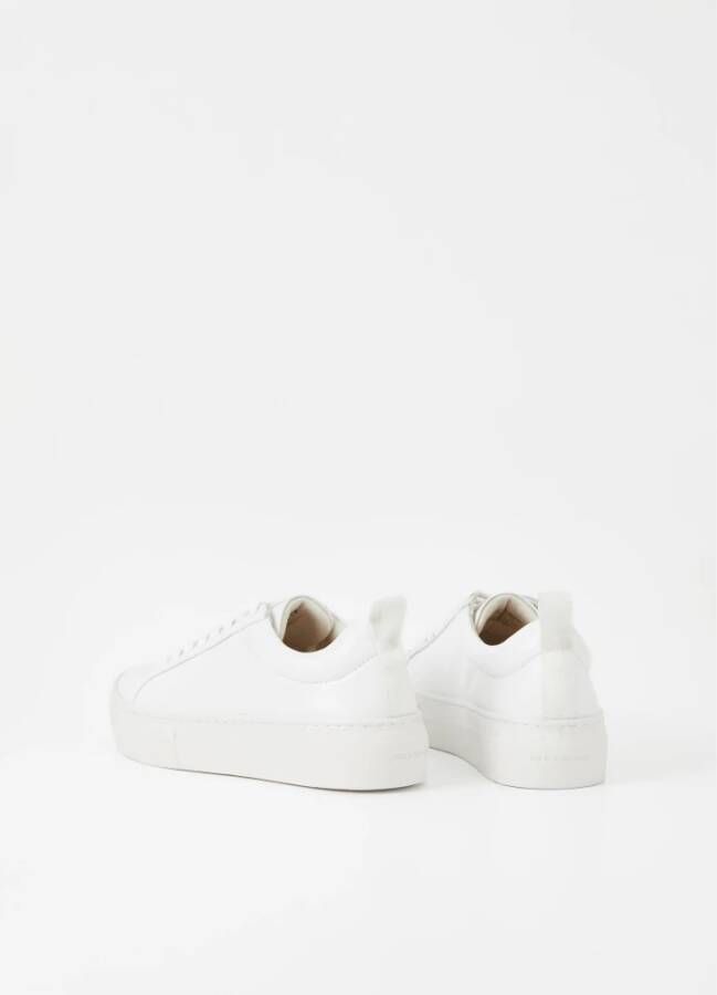 Vagabond Shoemakers Witte Leren Platform Sneaker White Dames