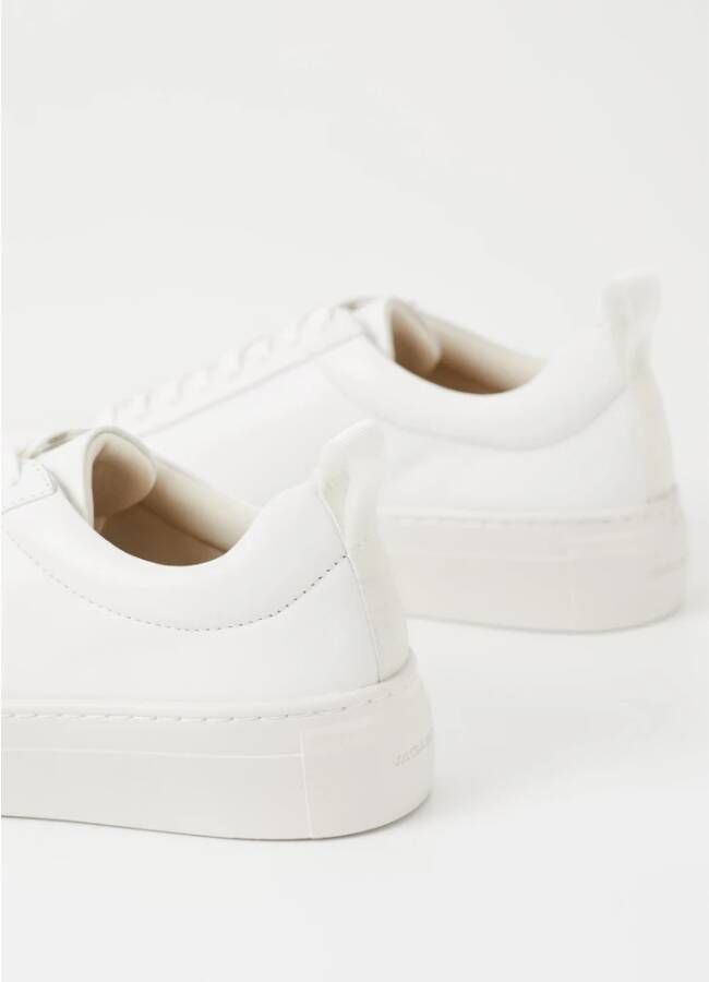 Vagabond Shoemakers Witte Leren Platform Sneaker White Dames