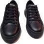 Valentino by Mario Valentino Zwarte Leren Sneakers Black Heren - Thumbnail 7