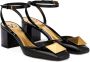 Valentino Garavani Pumps & high heels Ankle Strap Block Heels in zwart - Thumbnail 3