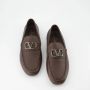 Valentino Garavani Instap Mocassins met Amandelvormigeeus Brown Heren - Thumbnail 7