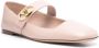 Valentino Garavani Ballerina VLogo Beige Schoenen Pink Dames - Thumbnail 4