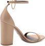 Valentino Garavani Beige Leren Sandalen met Ketting voor Dames Beige Dames - Thumbnail 7