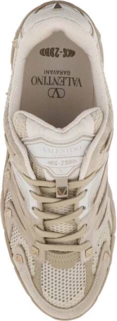 Valentino Garavani Beige Modieuze Sneakers voor Vrouwen Beige Heren