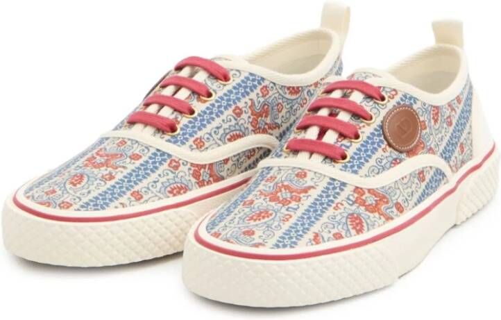 Valentino Garavani Beige Nojoke Sneakers met Logo Detail Multicolor Heren